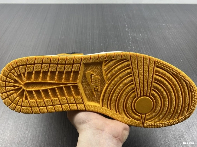 Cheap 1 OG Toe Jordan 555088-711 Yellow High Air 0801